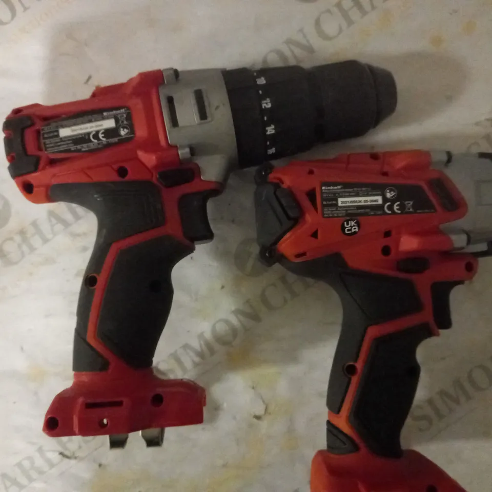EINHELL 2.0 AH POWER X-CHANGE CORDLESS COMBI DRILL AND IMPACT DRIVER