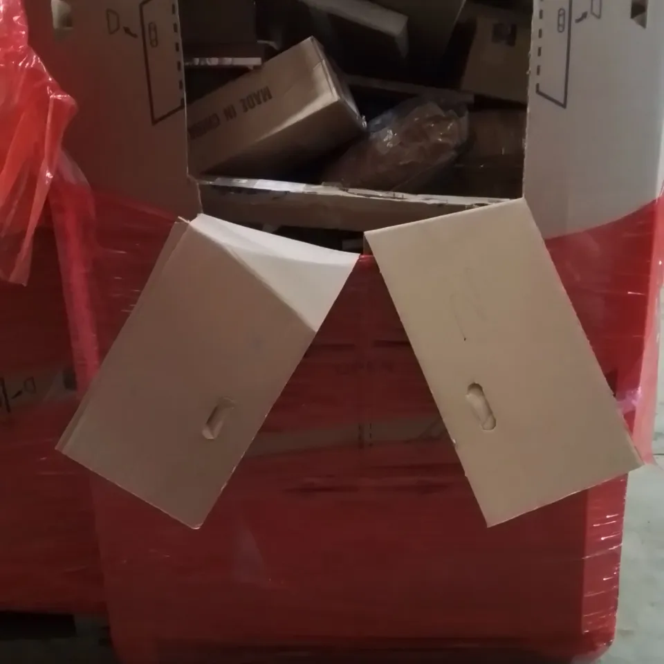 PALLET OF ASSORTED HOUSEHOLD GOODS AND PRODUCTS TO INCLUDE;CANVAS ART,GOLF PUTTING MAT,PICTURE FRAMES, ARTIFICIAL PLANT AND OTHER ASSORTED ITEMS...