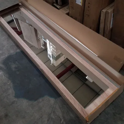 BOXED FULL MIRROR DOOR OAK 185Γ40CM