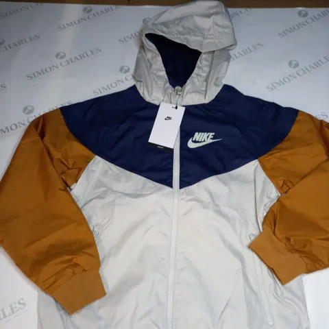 NIKE LOGO ZIPPED JACKET SIZE M - JUNIORS