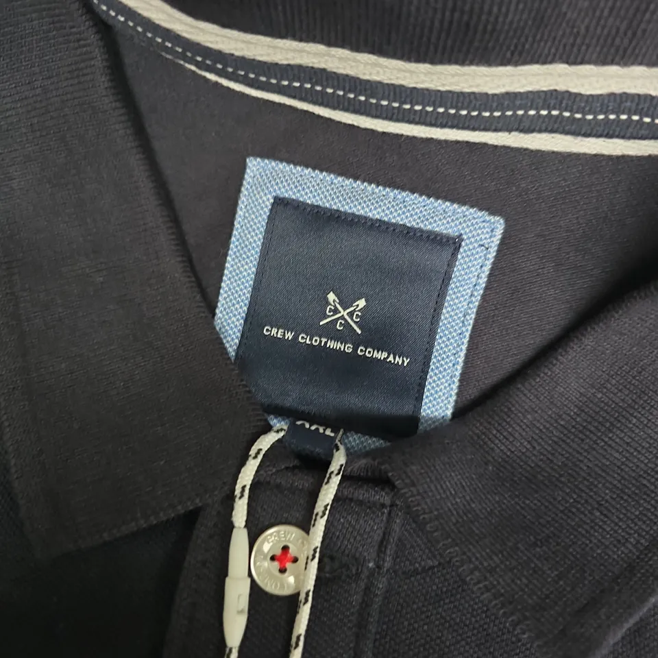 CREW CLOTHING COMPANY CLASSIC PIQUE POLO SHIRT – NAVY, UK XXL