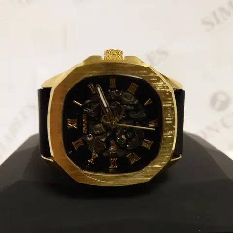 ZANATI SKELETON ACRYLIC STRAP WATCH
