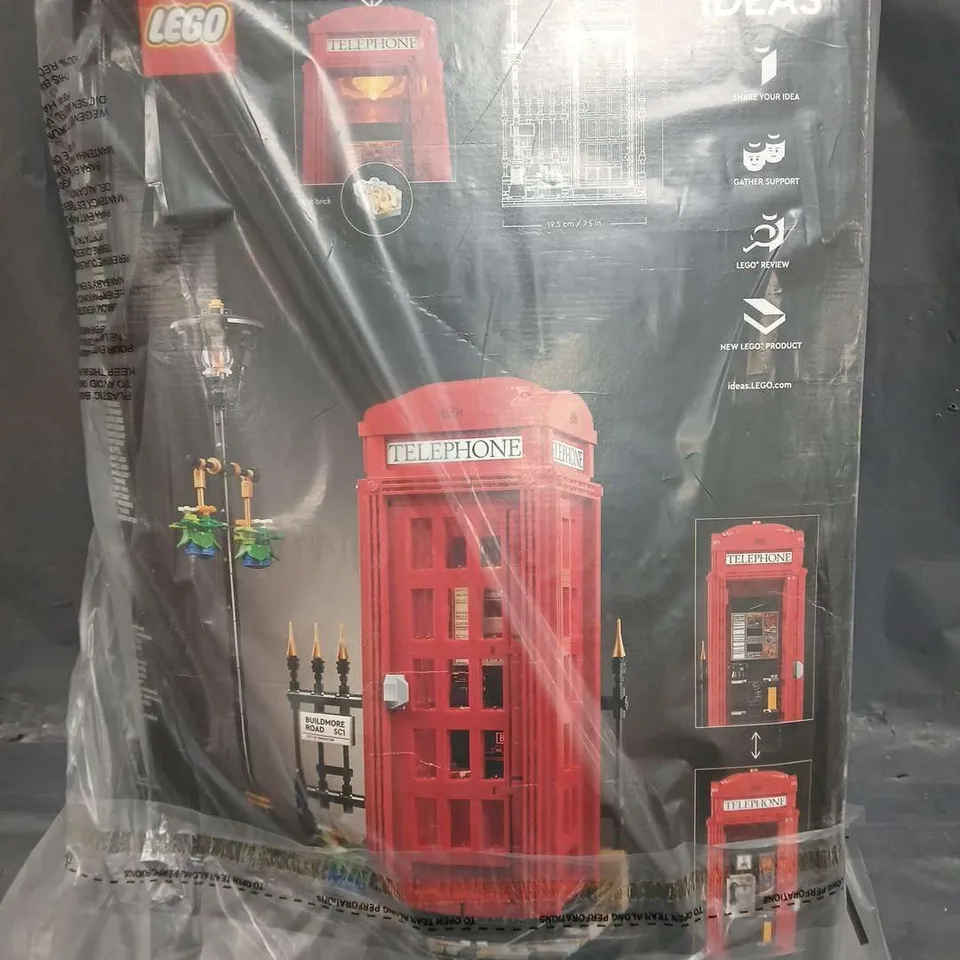 LEGO IDEAS RED LONDON TELEPHONE BOX SET 21347