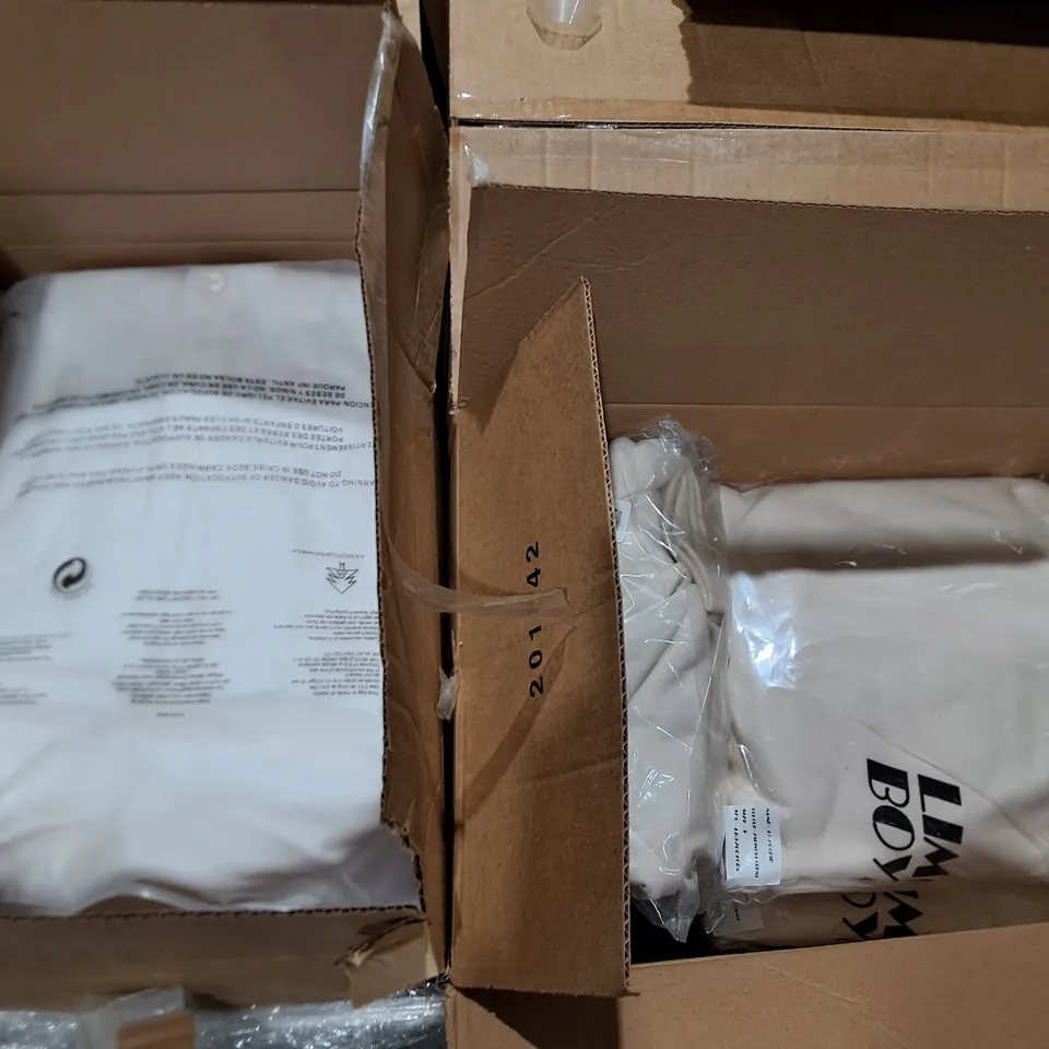 PALLET CONTAINING 16 BOXES OF ASSORTED SOHO LIMO BOYZ CLOTHING ITEMS IN VARIOUS SIZES
