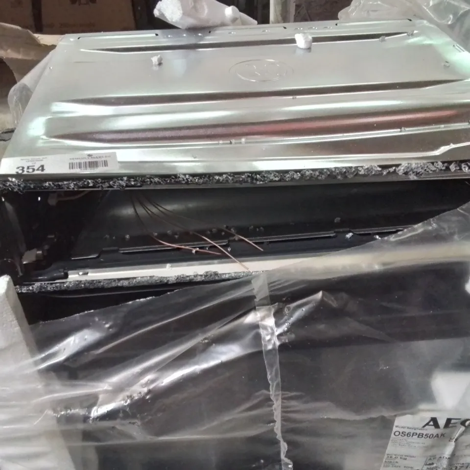 AEG OS6PB50AK BUILT-IN ELECTRIC SINGLE OVEN -SMASHED GLASS-