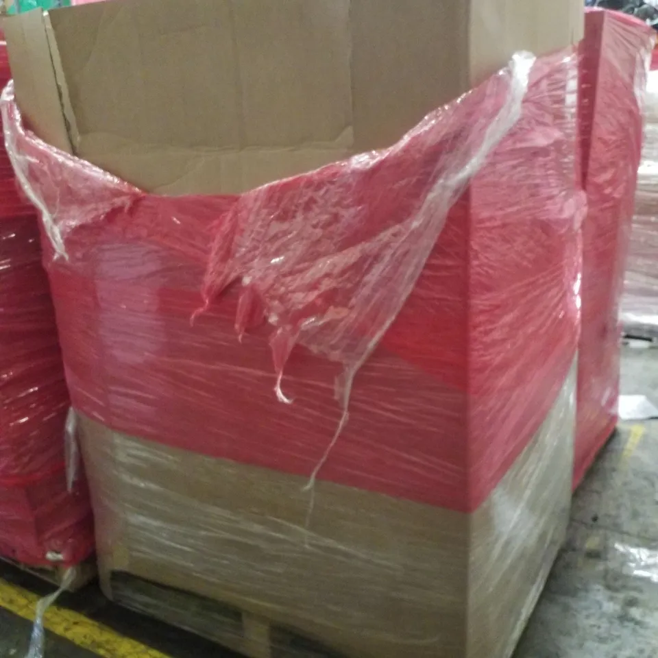 PALLET CONTAINING ASSORTED PRODUCTS INCLUDING TOILET SEAT, STROLLER, POP UP TENT & SMALL DOUBLE MATTRESS 