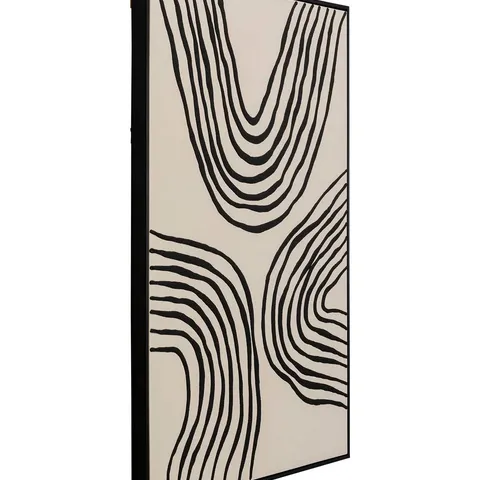 BOXED ARTISTIC BOW ART PRINT ON CANVAS (1 BOX)