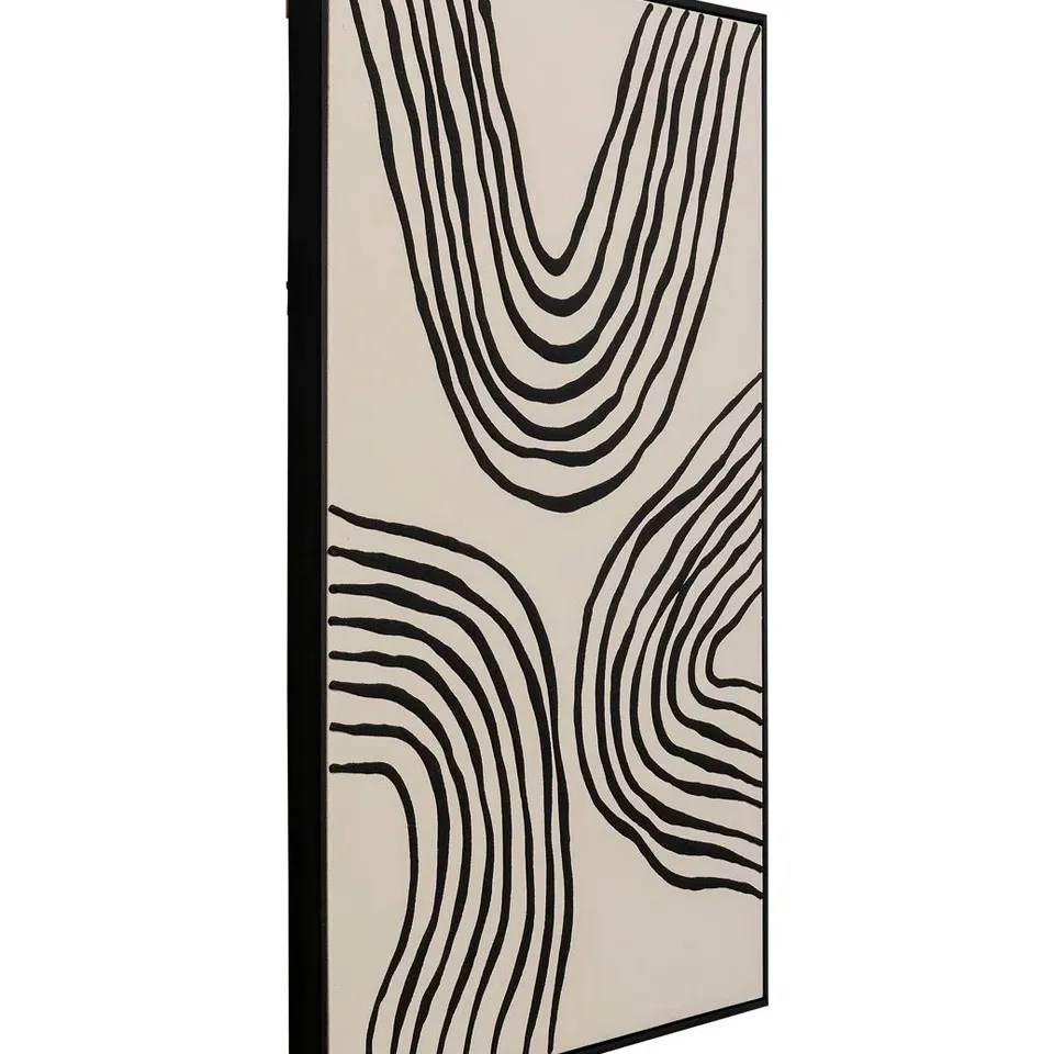 BOXED ARTISTIC BOW ART PRINT ON CANVAS (1 BOX)