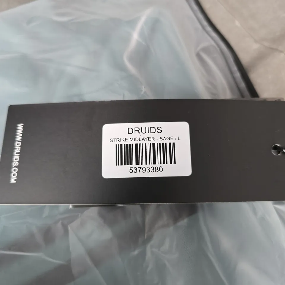 BAGGED DRUIDS STRIKE MIDLAYER – SAGE, SIZE L