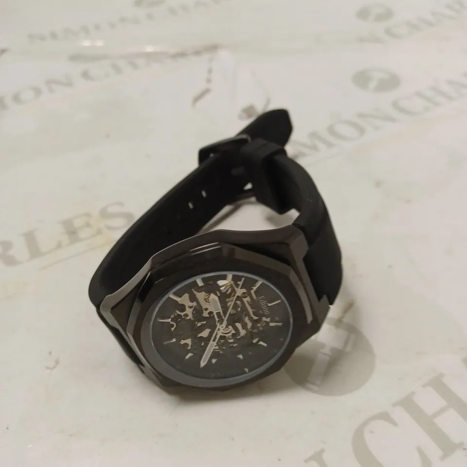 EDISON MEN'S ROADSTER HEXAGON WATCH