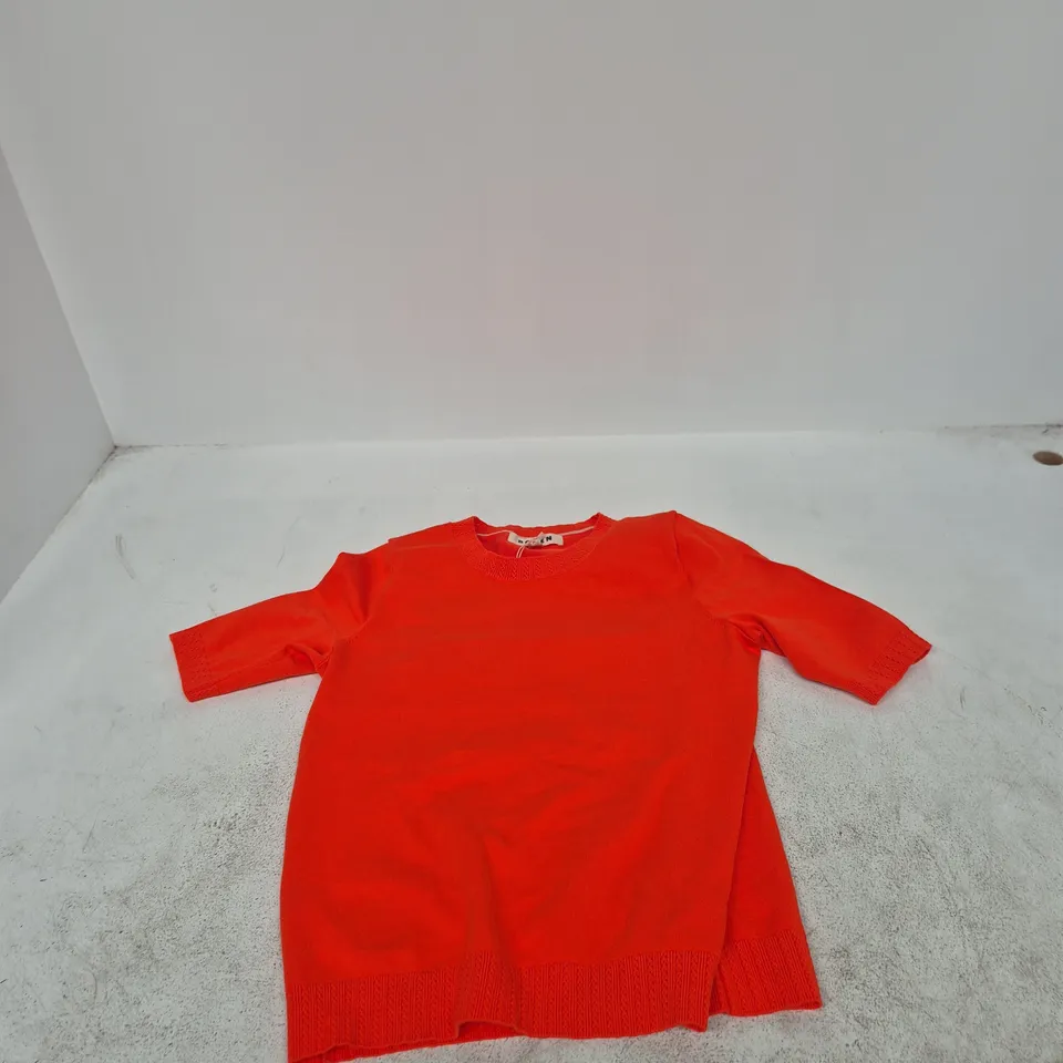 BODEN WOMEN’S KNIT TOP – BRIGHT ORANGE, SIZE S