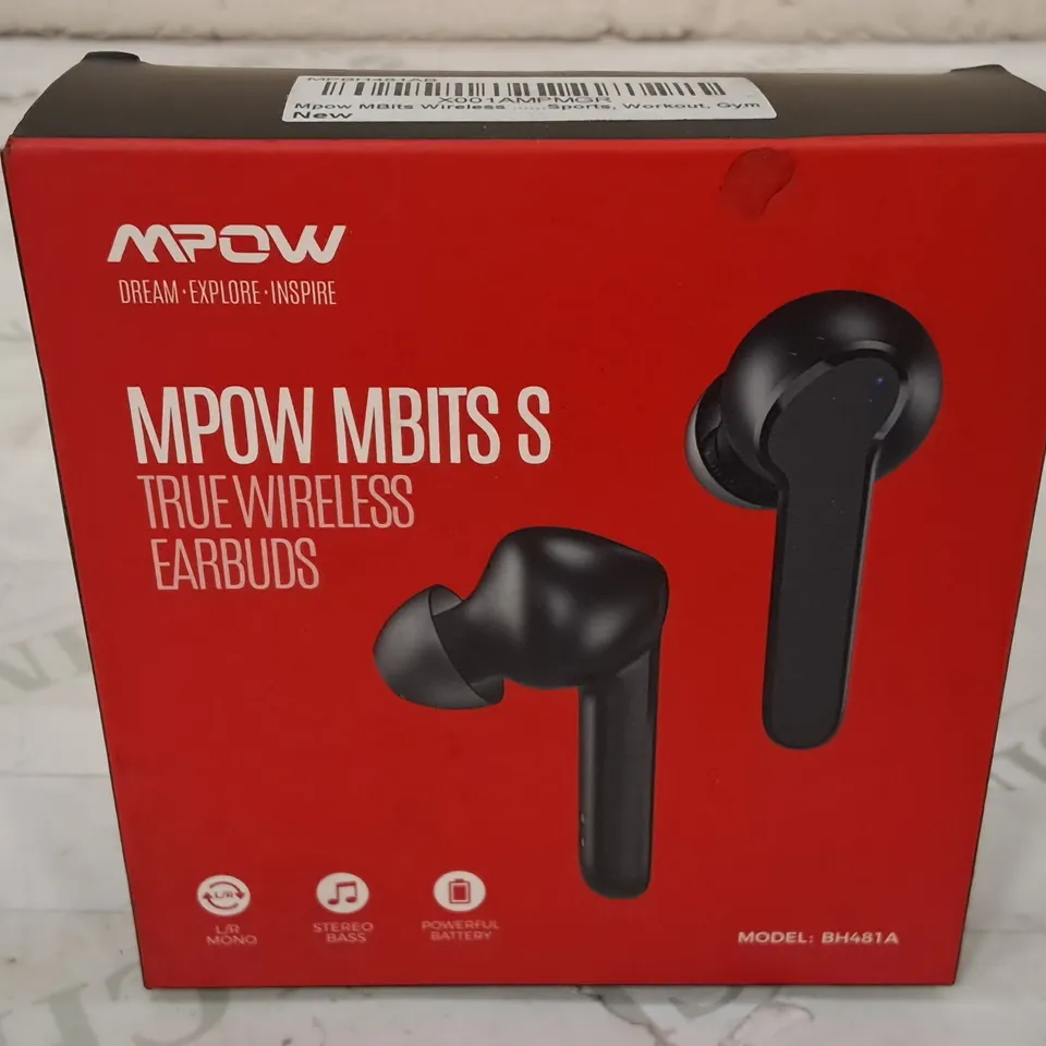 BOXED MPOW BITS S TRUE WIRELESS EARBUDS