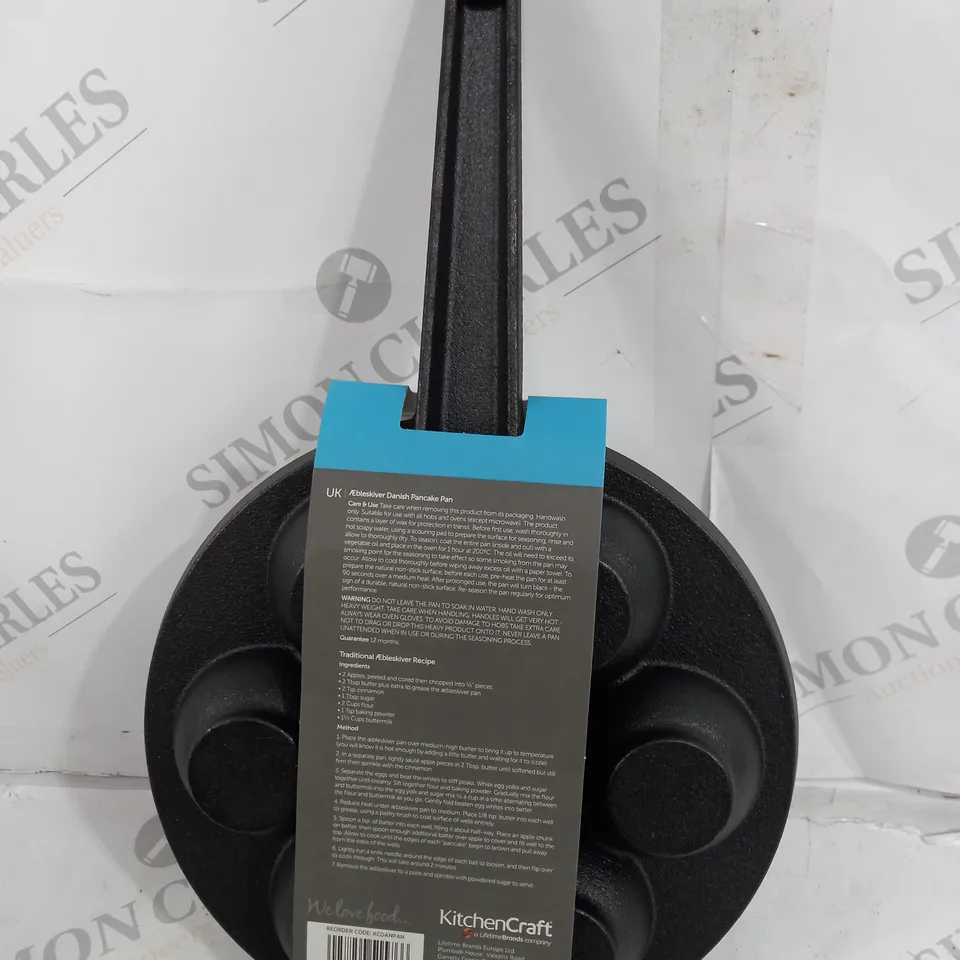 KITCHENCRAFT DANISH PANCAKE PAN 