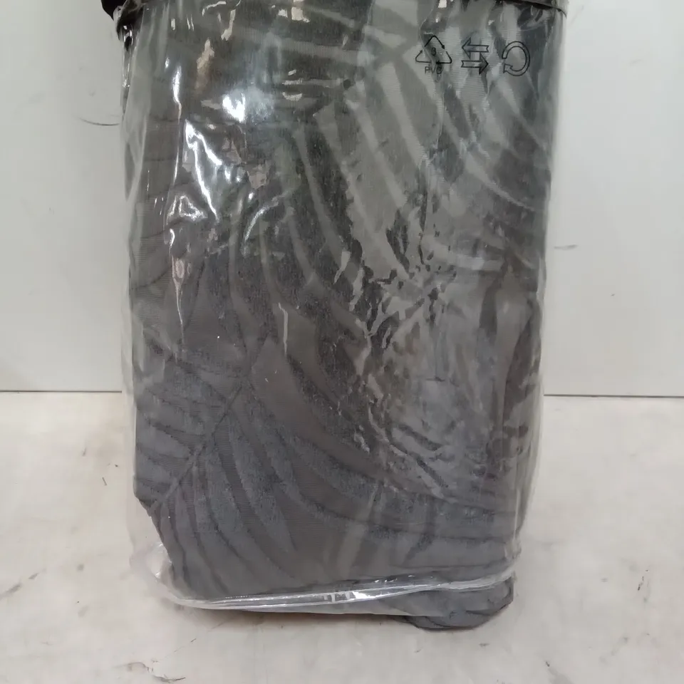 LIVIA GREY STEEL EYELET CURTAINS