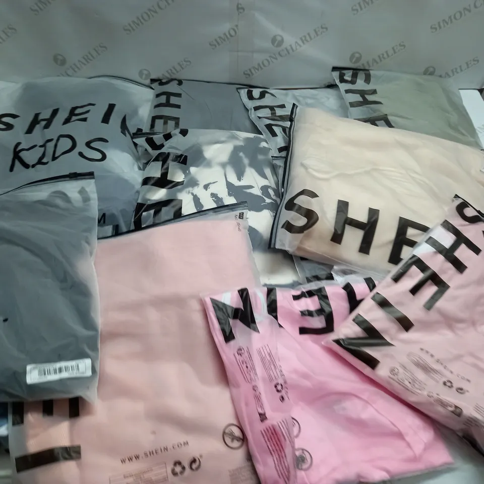 LARGE QUANTITY OF ASSORTED BAGGED SHEIN CLOTHING ITEMS 