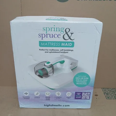 SPRING & SPRUCE MATTRESS MAID UV MATTRESS CLEANER – BOXED