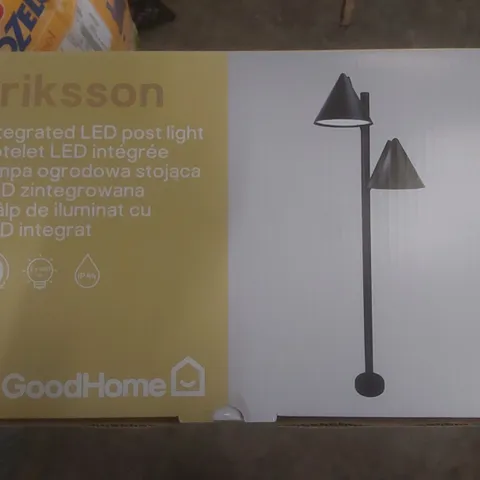 BOXED GOODHOME ERIKSSON INTEGRATED LED POST LIGHT