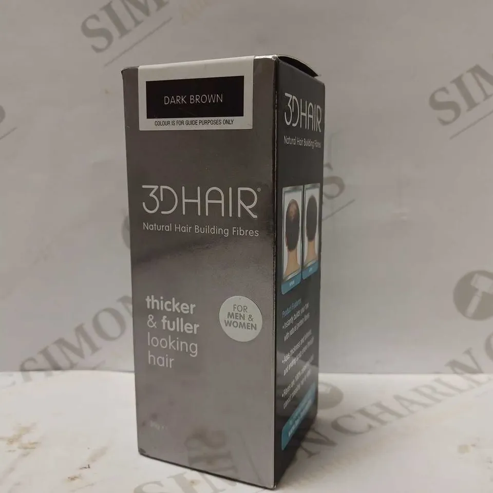 3D HAIR BUILDING/THICKENING FIBRES 35G - DARK BROWN 