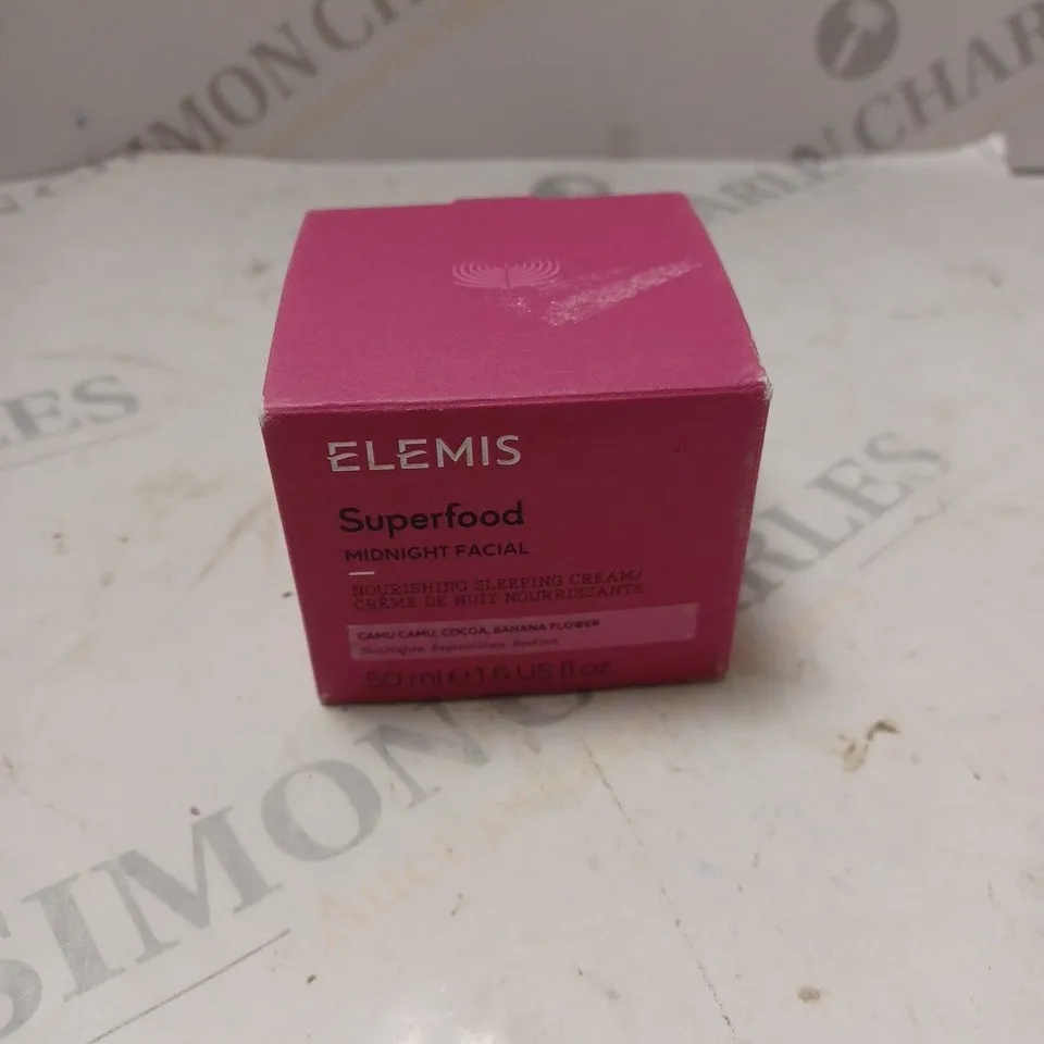 ELEMIS SUPERFOOD MIDNIGHT FACIAL SLEEPING CREAM  50ML