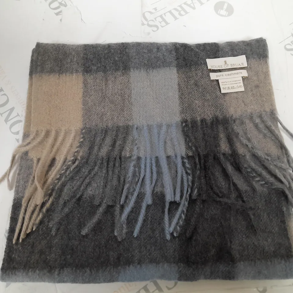 HOUSE OF BRUAR PURE CAHMERE SCARF