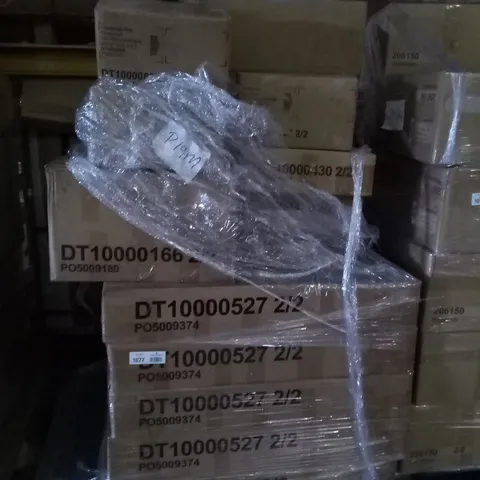 PALLET OF ASSORTED BOXED DINING TABLE PARTS