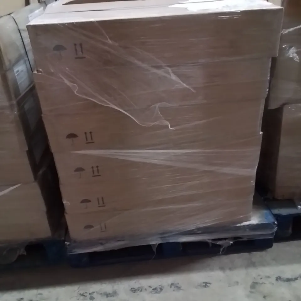 PALLET CONTAINING A LARGE QUANTITY OF BRAND NEW ZORRAS CONSOLE TABLES