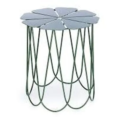 GARDEN STORIES COLOUR SPLASH METAL SIDE TABLE