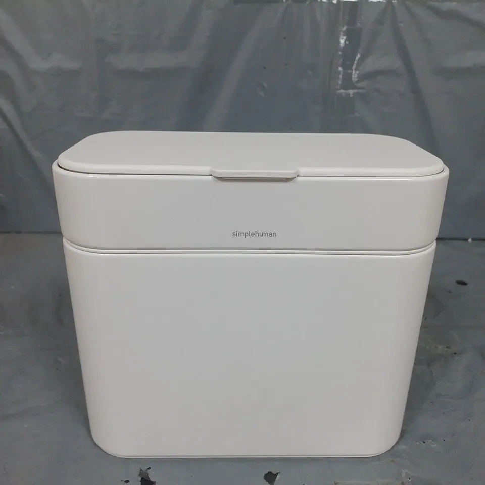 SIMPLEHUMAN 4L COMPOST CADDY WHITE STEEL