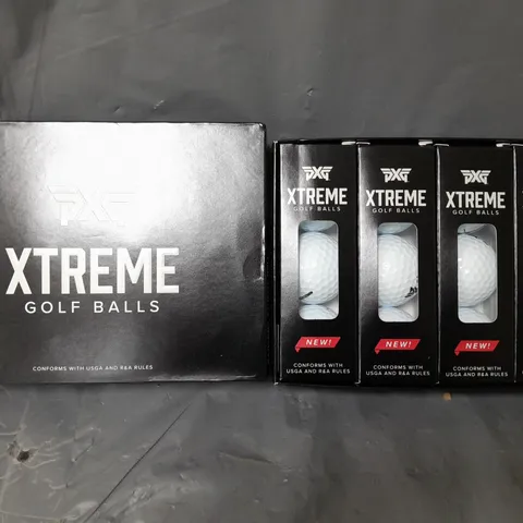 BOX OF PXG EXTREME GOLF BALLS 4 PACKS OF 3