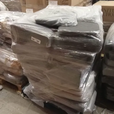 PALLET OF ASSORTED DESIGNER DINING CHAIRS PARTS AND PIECES 