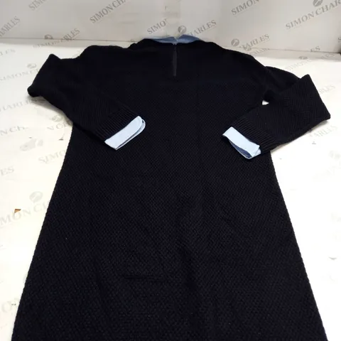 HOBBS NAVY BLUE LONG TOP SIZE 10
