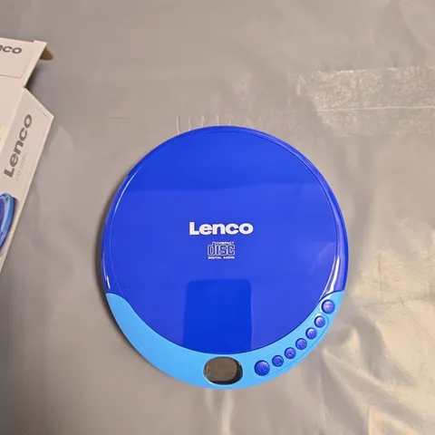 LENCO CD-011BU PORTABLE CD PLAYER WITH CHARGE FUNCTION