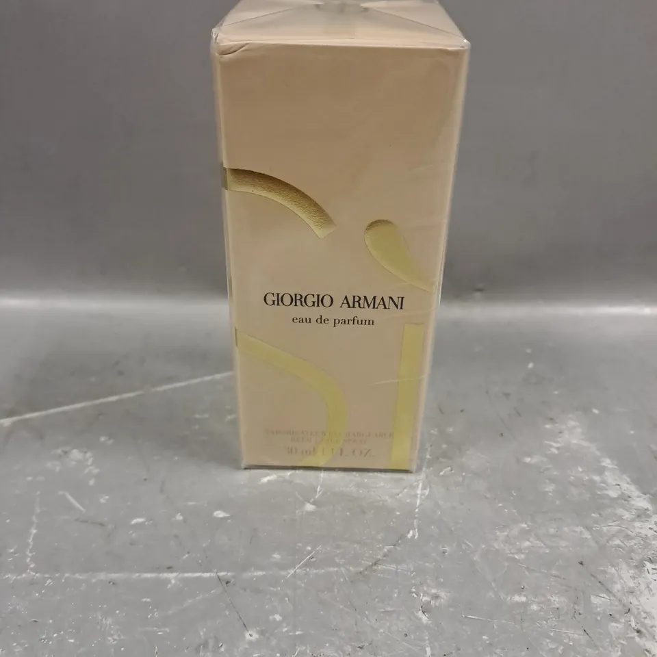 BOXED AND SEALED GIORGIO ARMANI SI EAU DE PARFUM SPRAY 30ML