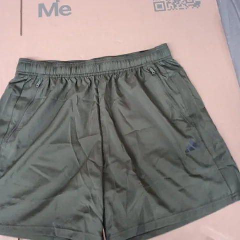 ADIDAS TRAINING SHORTS – OLIVE GREEN, MEN'S