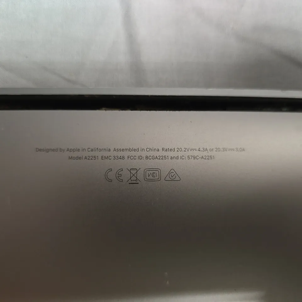 Apple MacBook Pro 13-inch (A2251) Space Gray