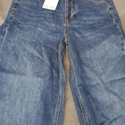 HUSH KATIE BAGGY STRAIGHT JEANS IN BLUE SIZE 6S