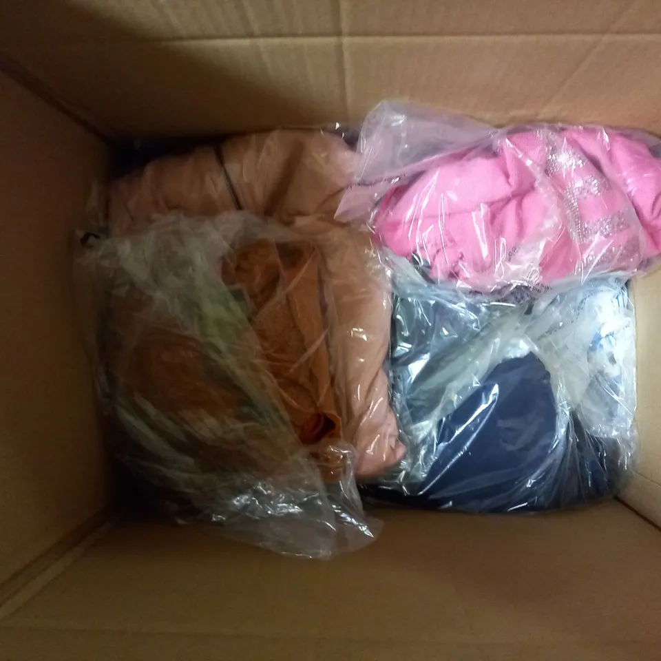 APPROXIMATELY 10 ASSORTED CLOTHING ITEMS TO INCLUDE TUNIC, TOPS, JUMPSUIT, ETC