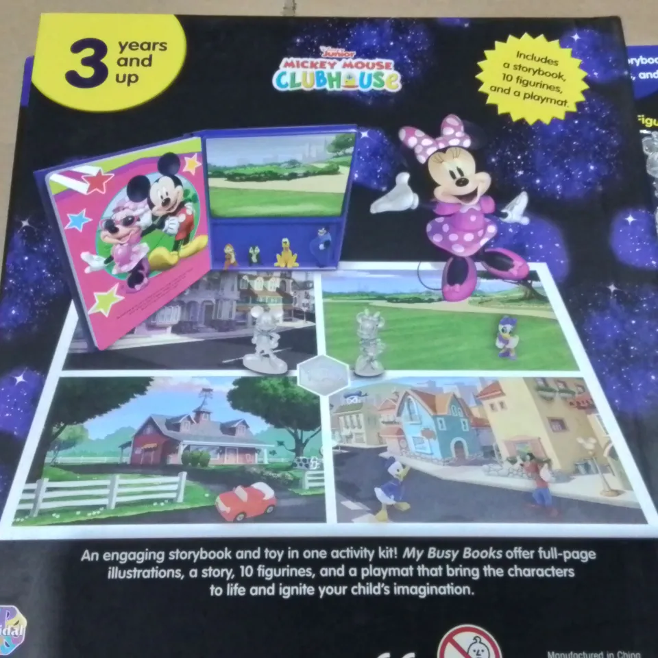 LOT OF 5 BRAND NEW DISNEY JUNIOR MICKEY MY BUSY BOOKS