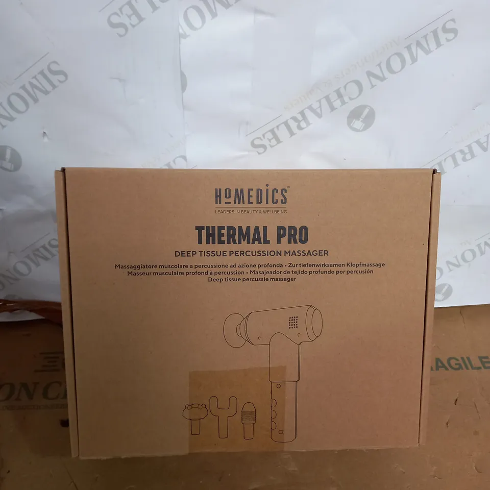 HOMEDICS THERMAL MASSAGE GUN - GREY