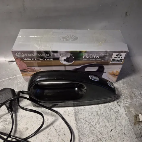 BOXED DAEWOO 180W ELECTRIC KNIFE UNIT ONLY