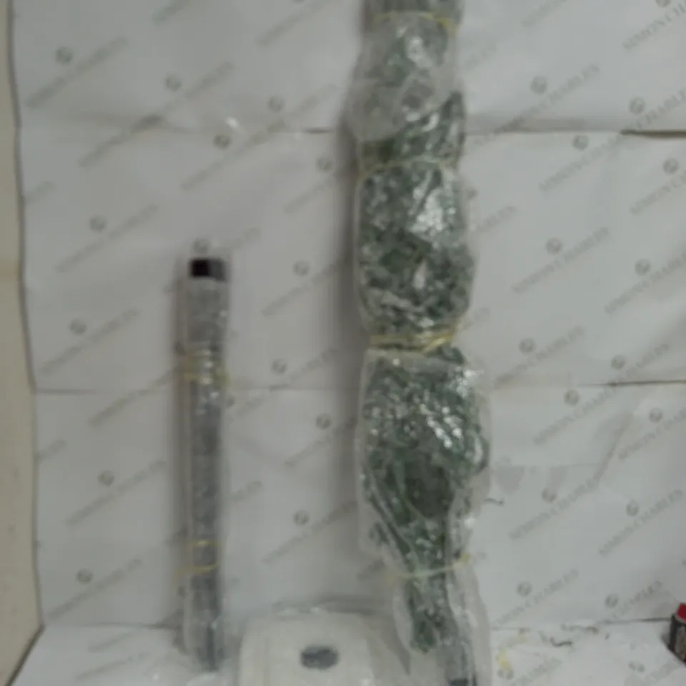 BOXED ALISON CORK 180CM PRE-LIT GREEN LEAF DETAIL INDOOR WILLOW TREE (COLLECTION ONLY)