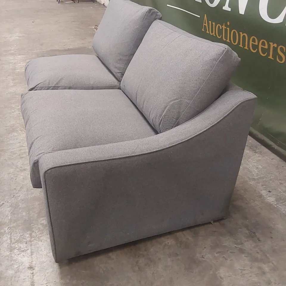 QUALITY DESIGNER BERMERTON SOFA BED SECTION - FOG GREY FABRIC 