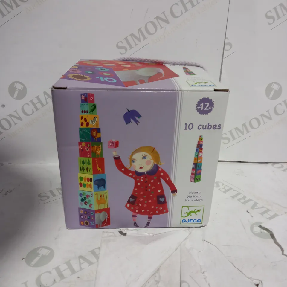DJECO NATURE 10 CUBES +12M