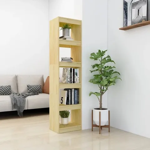 BOXED JAMARKIS 167.5MM H × 40CM W SOLID WOOD STANDARD BOOKCASE