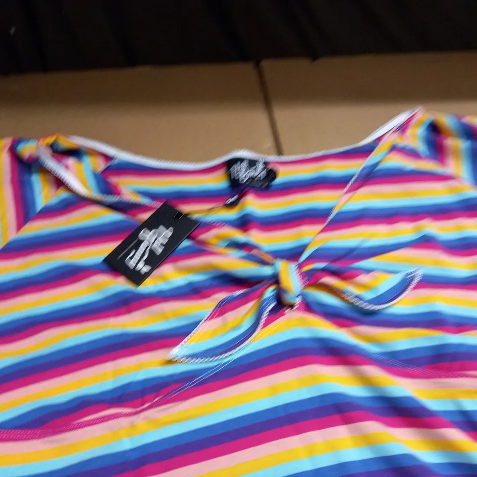 LOT OF 6 HELL BUNNY STRIPED T-SHIRTS - VARIOUS SIZES