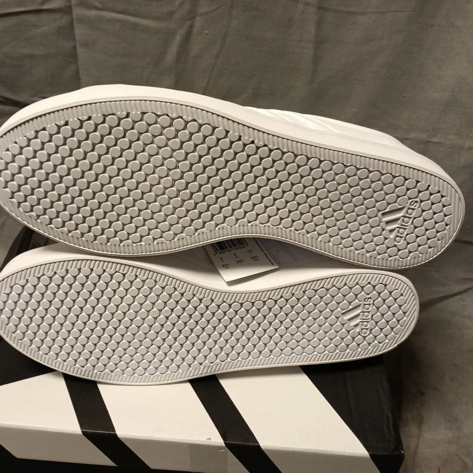 BOXED ADIDAS VS PACE 2.0 WHITE TRAINERS – UK 8 (US 8.5)