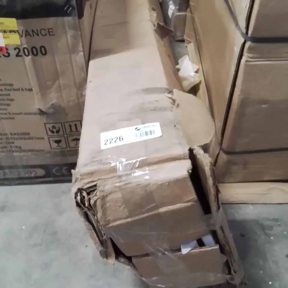 BOXED TV STAND - XL STORAGE MEDIA UNIT FOR SKY Q/PS5, WALNUT MODERN CABINET