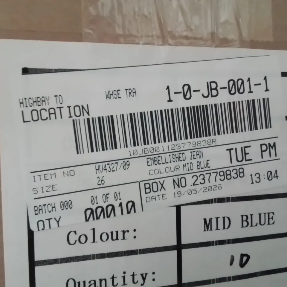 BOXED BRAND NEW APPROXIMATELY 10 SIMPLY BE EMBELLISHED SKIRT MID BLUE SIZE 26