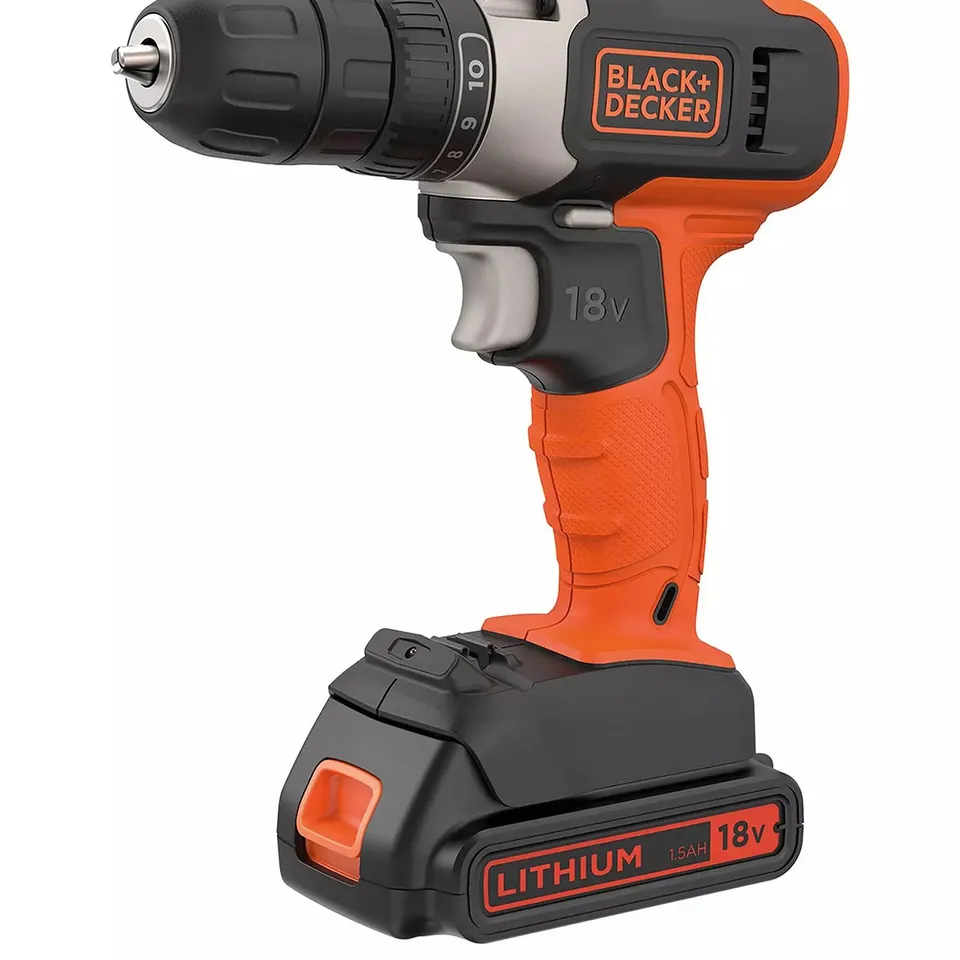 BLACK & DECKER 18V  DRILL DRIVER BCD001C1-GB