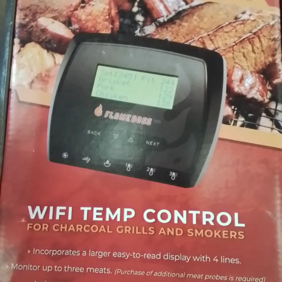 BOX TO CONTAIN APPROXIMATELY 16 FLAME BOSS WIFI TEMP CONTROL
